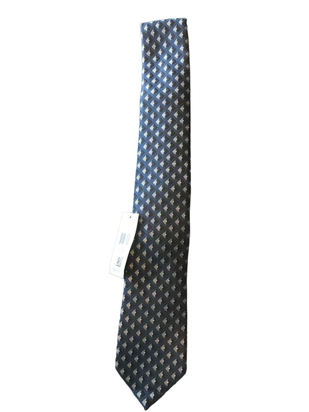 Men's Perry Ellis Portfolio Neck Tie NEW Blue, Black & Gray